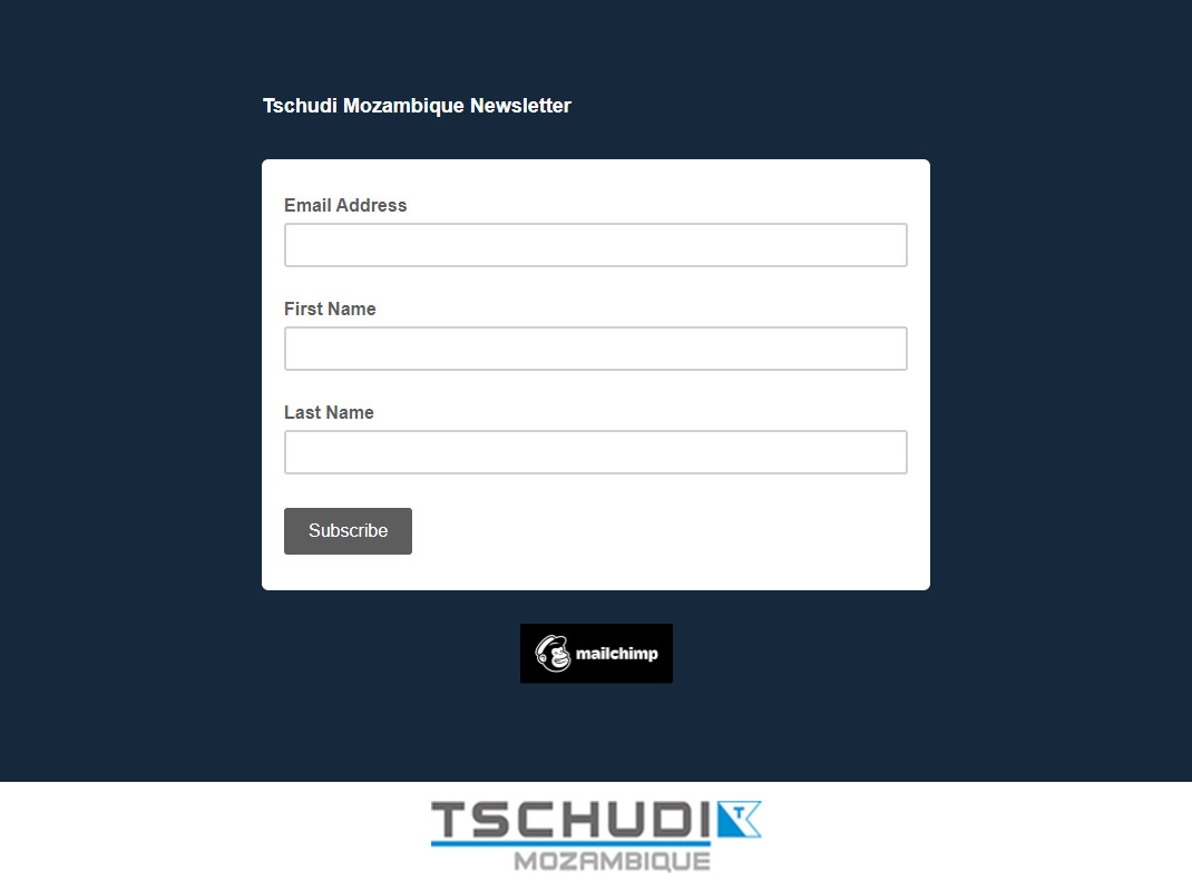 Tschudi Mozambique Newsletter