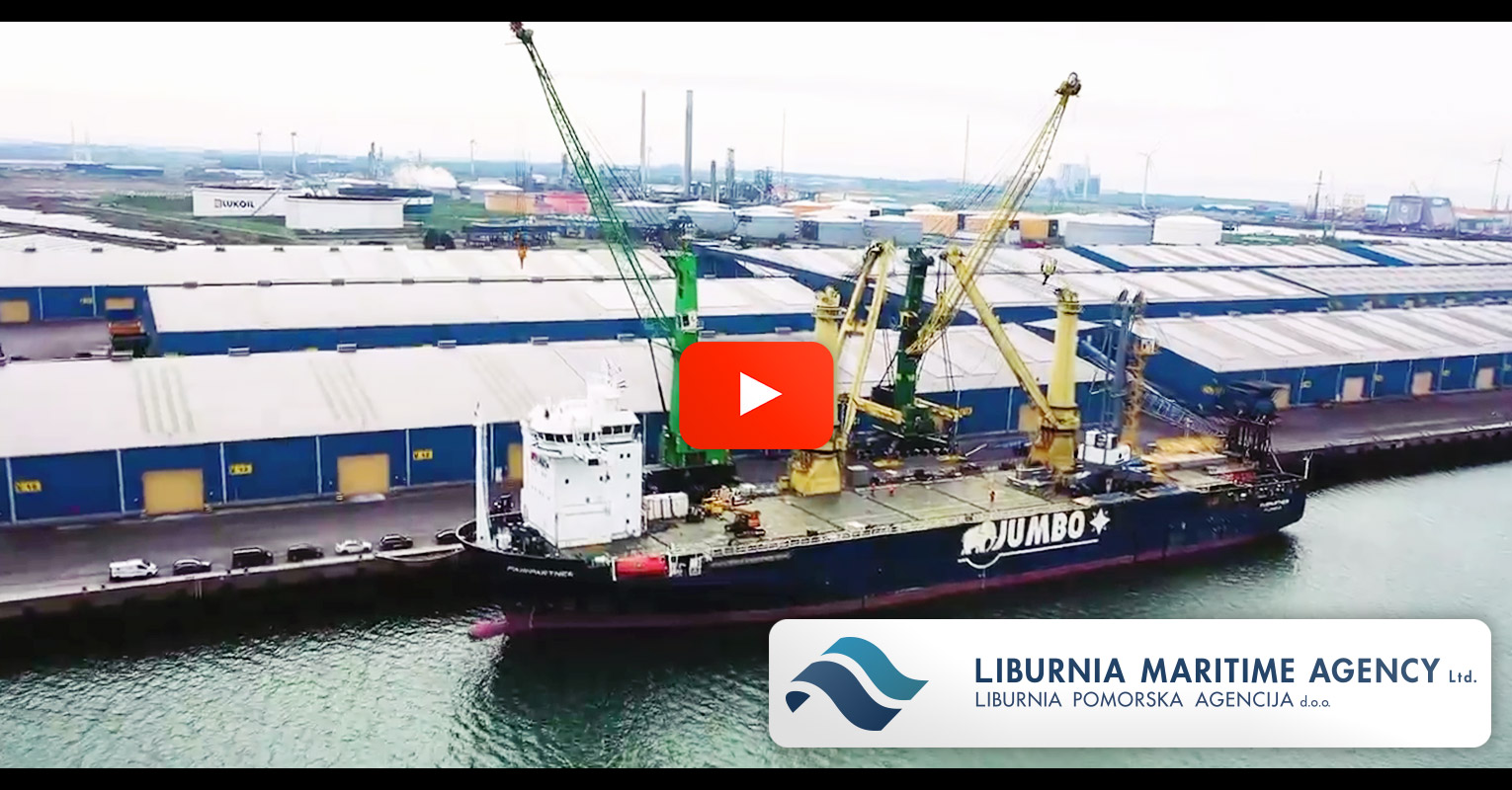 Video - Liburnia Arranged the Loading, Discharging & Seafreight of an LHM500 Crane from Flushing to Split