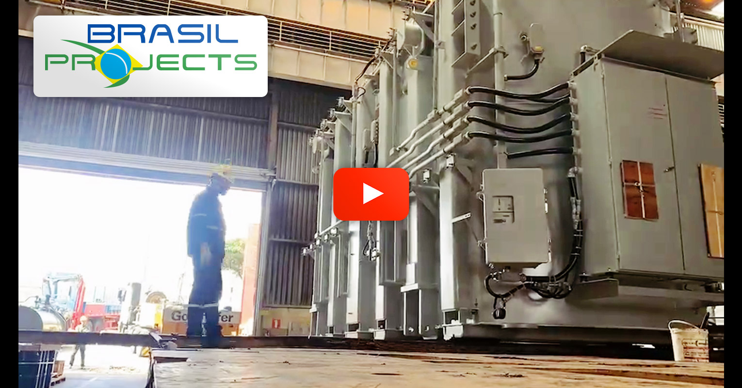 Brazil Projects Handling the Final Positioning of a 190t Transformer they Transported