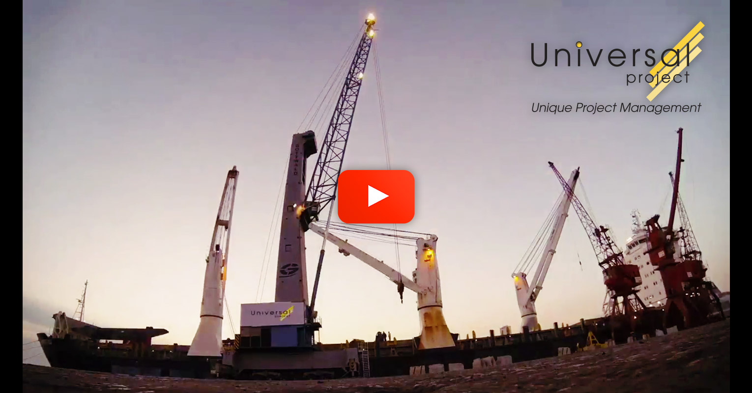 Video - Journey of Giant - Universal Project Shipped a 520mt Gottwald Mobile Crane from Mersin to Durres, Albania